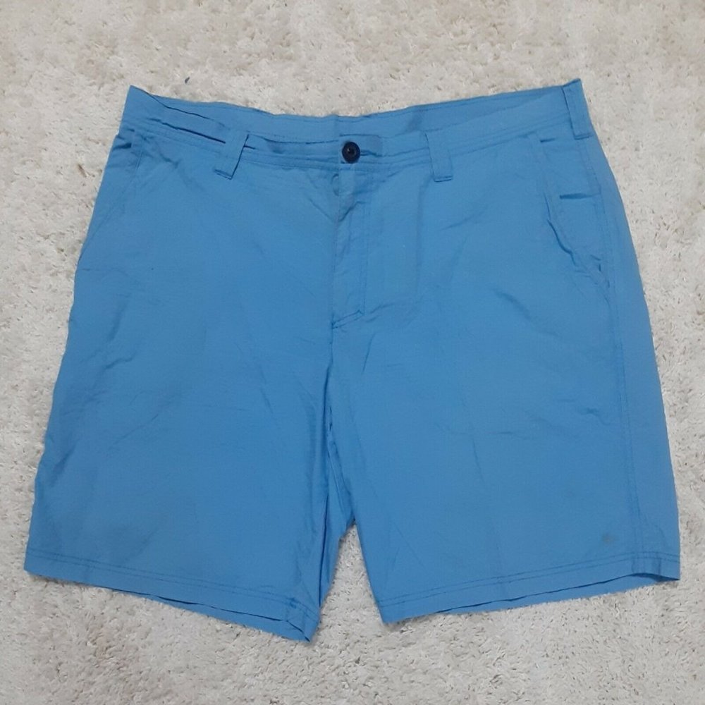 Columbia Shorts Adult Size 38 Blue Stretch Casual Outdoors Mens